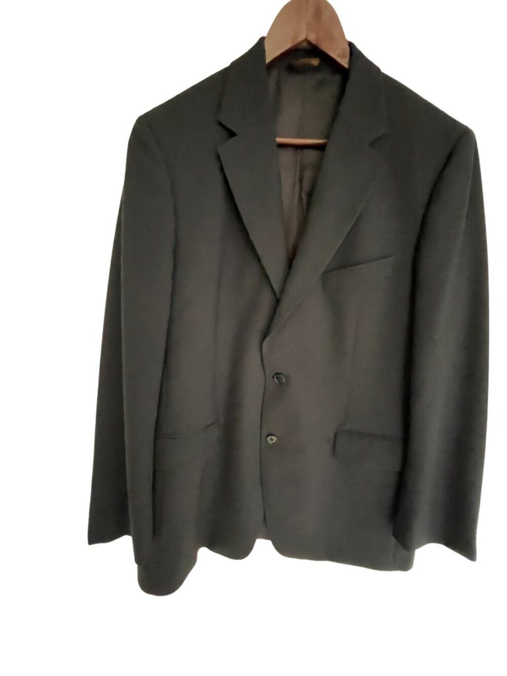 Brooks Brothers 346 Stretch Wool Blazer Men's 41R Black